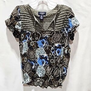 Canyon River Blues, Sheer Top, Sz Sm